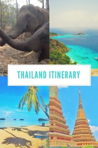 Thailand itinerary 1 week