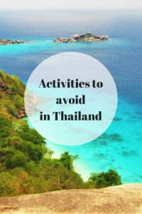 avoid thailand activities
