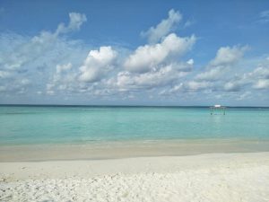 local island Gulhi beautiful beach