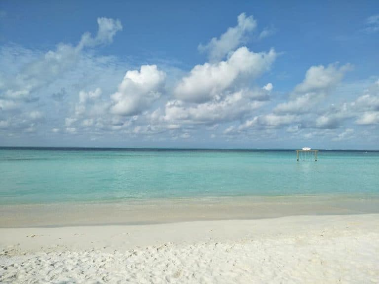 local island Gulhi beautiful beach