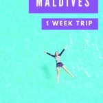 pinterest graphic for maldives itinerary