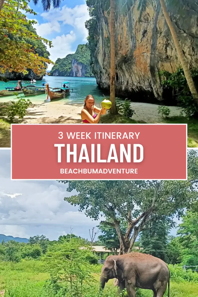 3 week thailand itinerary