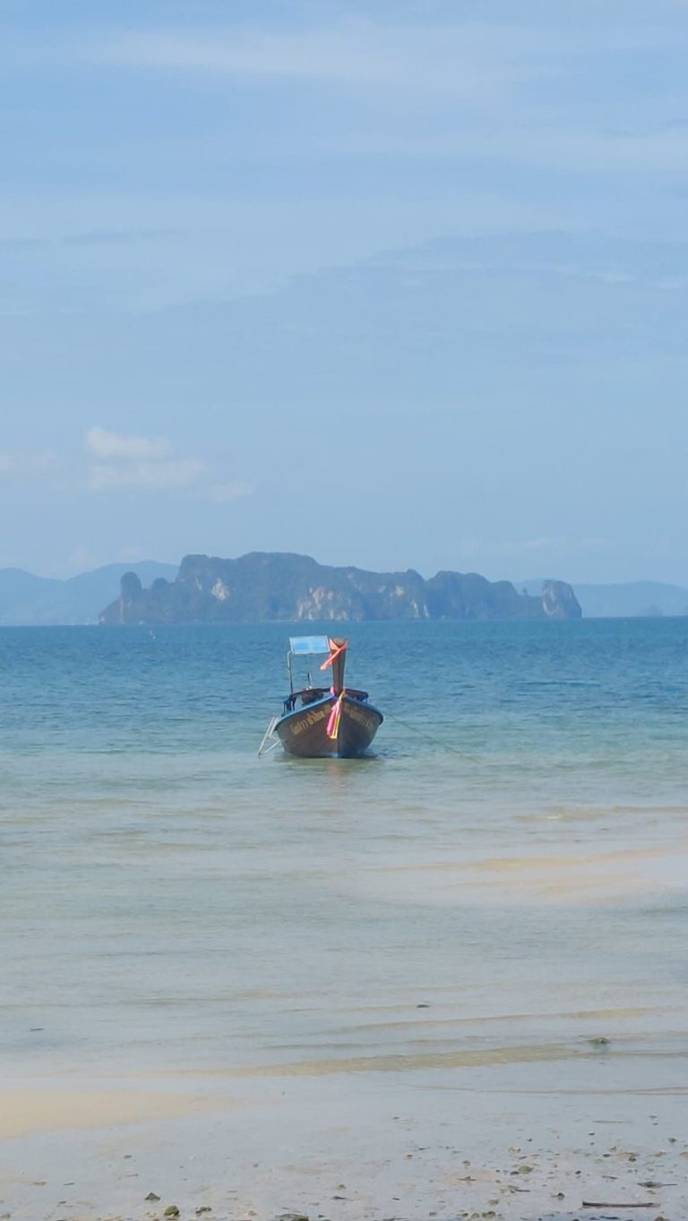 long tail boat in Krabi Thailand