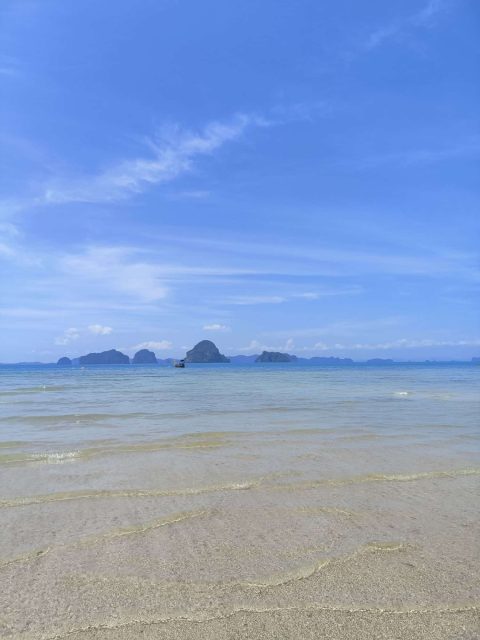 beautiful beach in Krabi Thailand.